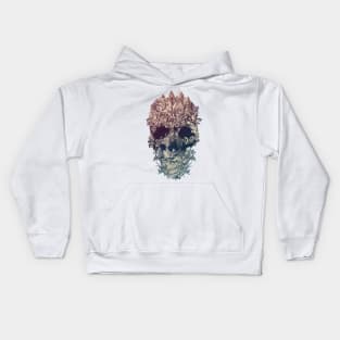 Skull Floral Kids Hoodie